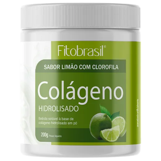 Embalagem do produto Colágeno em pó sabor Limão com Clorofila