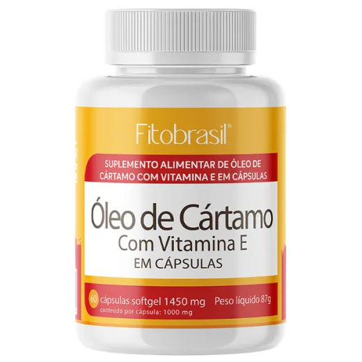 Embalagem do produto Óleo de Cártamo com vitamina E
