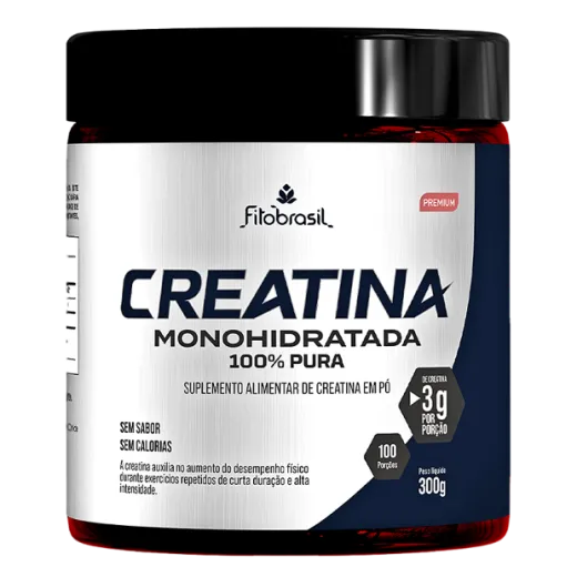 Embalagem do produto Creatina Monohidratada 100% Pura