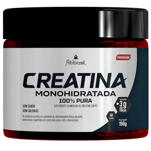 Embalagem do produto Creatina Monohidratada 100% Pura