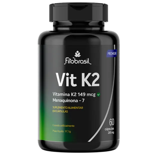 Embalagem do produto Vitamina k2 Mk-7 149 mcg