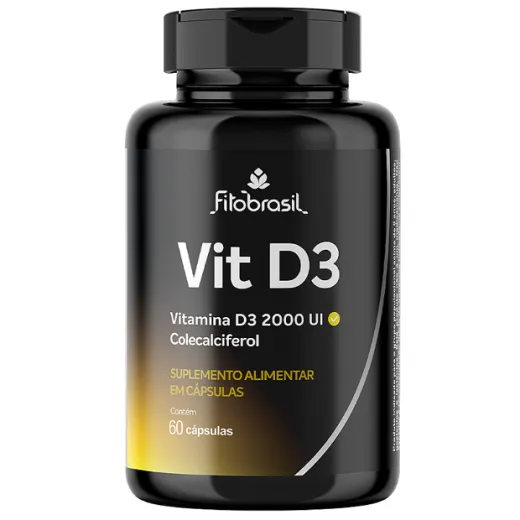 Embalagem do produto Vitamina D3 em caps 2000 UI