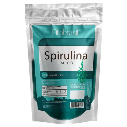 Embalagem do produto Spirulina em pó