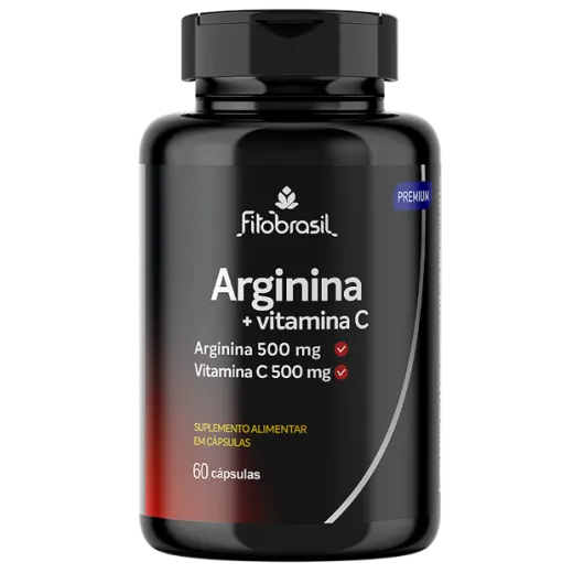Embalagem do produto Arginina com vitamina C
