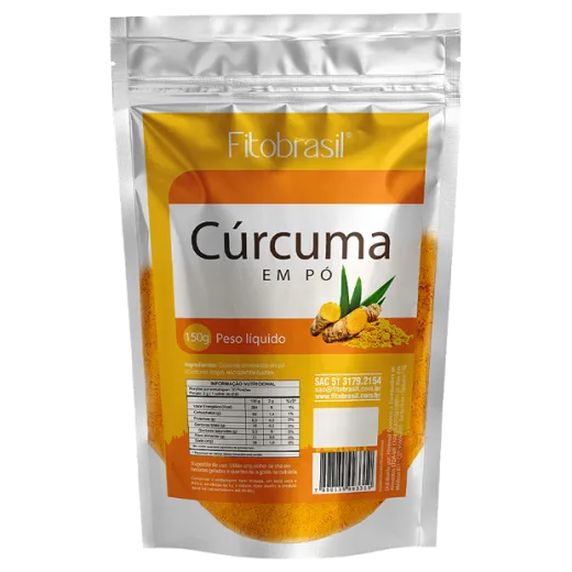 Embalagem do produto Cúrcuma pura em pó