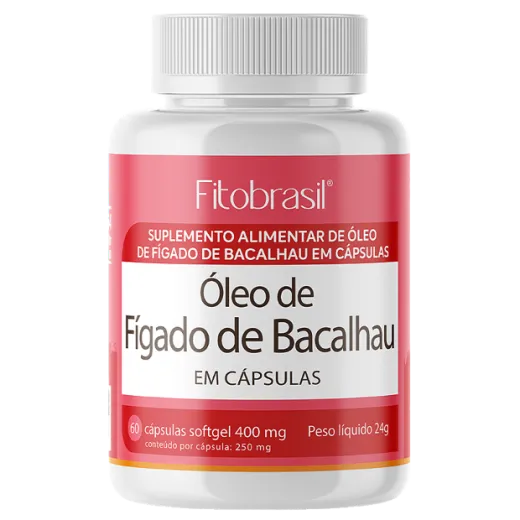 Embalagem do produto Óleo de Fígado de Bacalhau