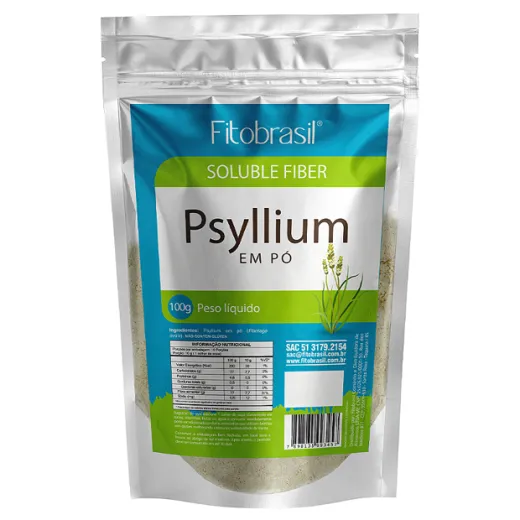 Embalagem do produto Psyllium em pó
