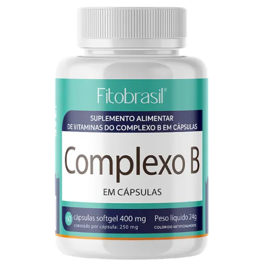 Embalagem do produto Complexo B Suplemento de Vitaminas