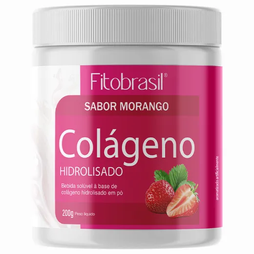 Embalagem do produto Colágeno em pó sabor Morango