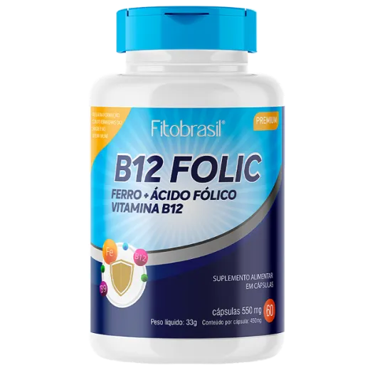 Embalagem do produto B12 Folic