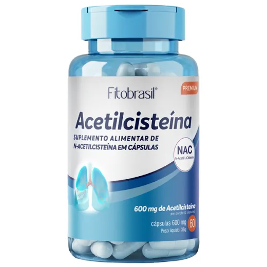 Embalagem do produto Acetilcisteína