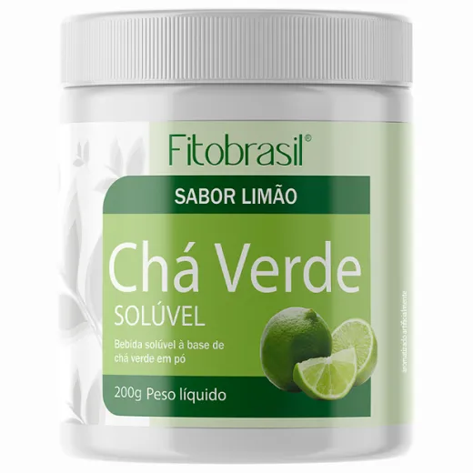 Embalagem do produto Chá Verde Soluvel sabor Limão